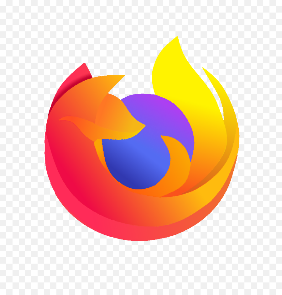 The Firefox logo: a flaming fox surrounding the Earth
